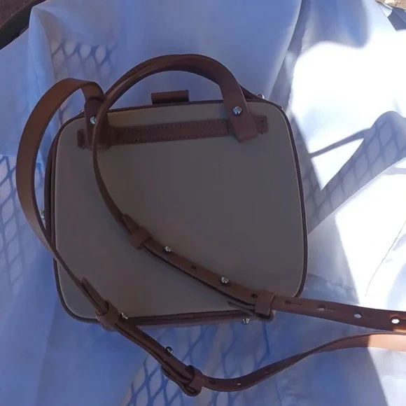 NICO GIANI brown and tan crossbody bag **